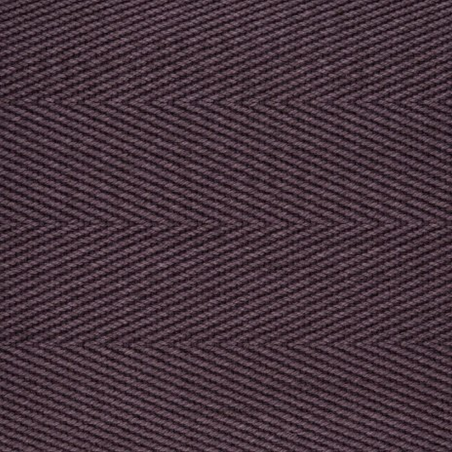 Cotton Herringbone Mulberry