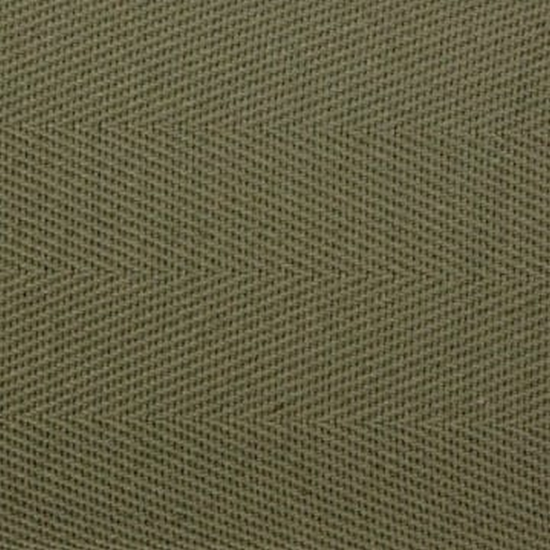 Cotton Herringbone Olive